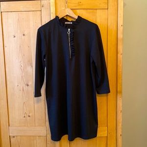 Black Zara Dress..3/4 Sleeve..